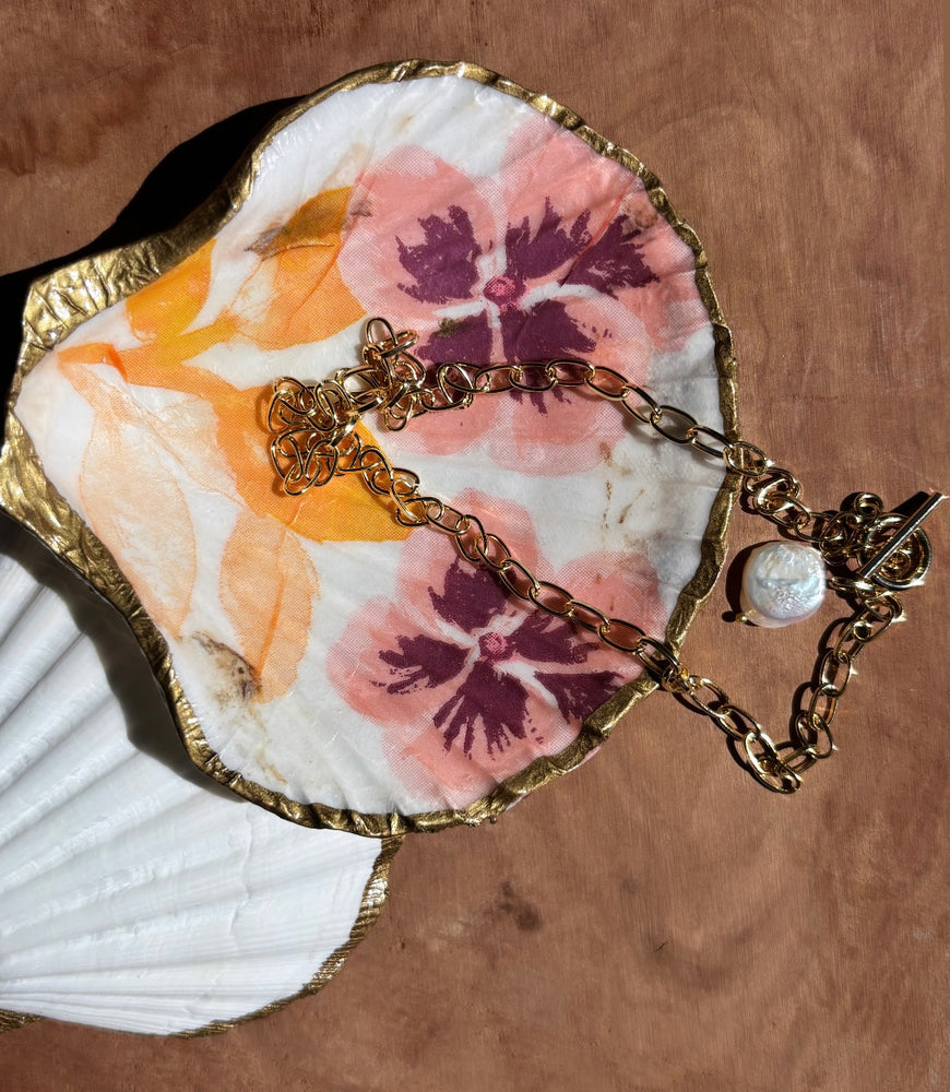 Sea Scallop Shell Trinket Dish (LARGE) - Palm Beach