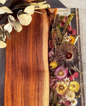 
            
                Load image into Gallery viewer, “”PRE ORDER ~ SALLY Organic Native Floral Board (Pick your size)
            
        