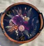 “Eloise” Rustic Deep Floral Tray - 30cm