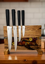 Magnetic Knife Block ~ Olivewood 300mm x 220mm