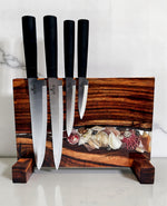 Magnetic Knife Block ~ Shells Sally Wattle 300mm x 220mm