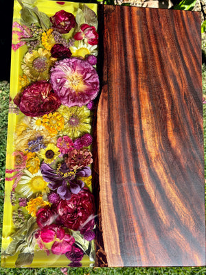 Side table floral ~ Sally Wattle