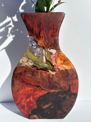 Organic floral vase