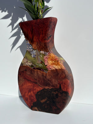 Organic floral vase