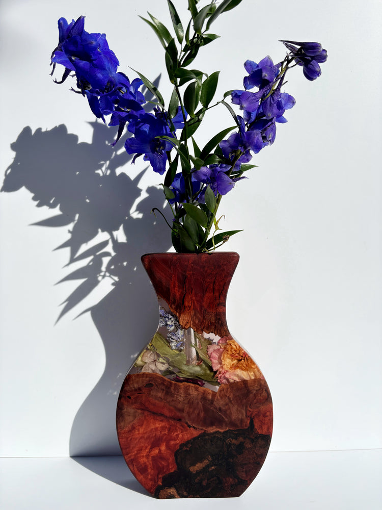 Organic floral vase