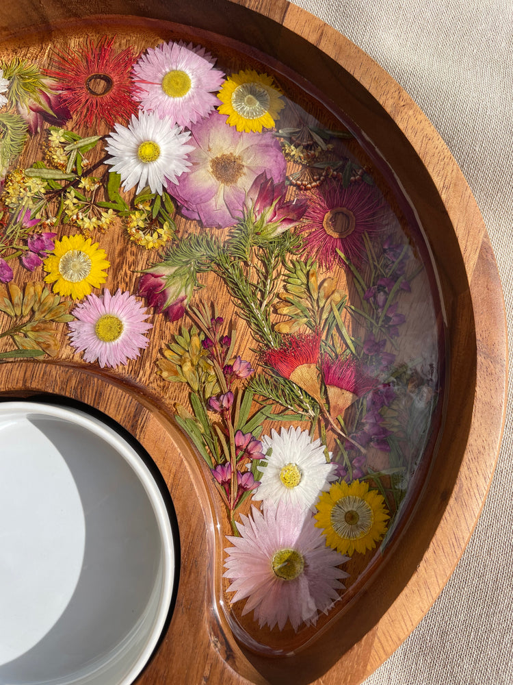 “”PRE ORDER ~ Chips & Dip Tray ~ Natural