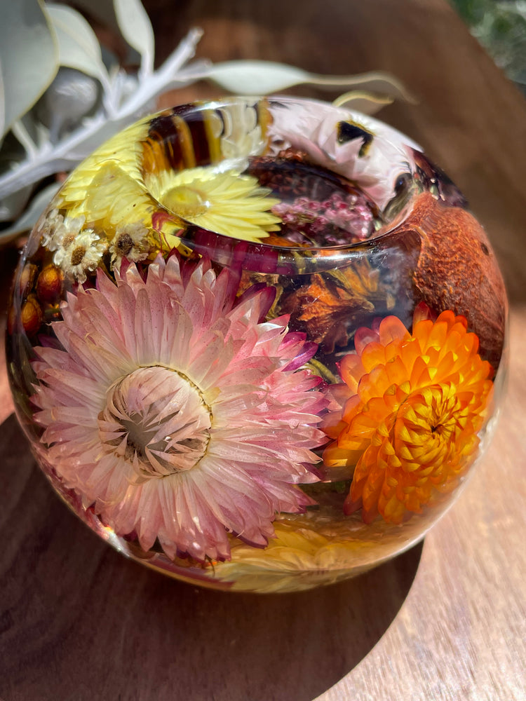 “”PRE ORDER ~ Native Tea Light Holder 10cm