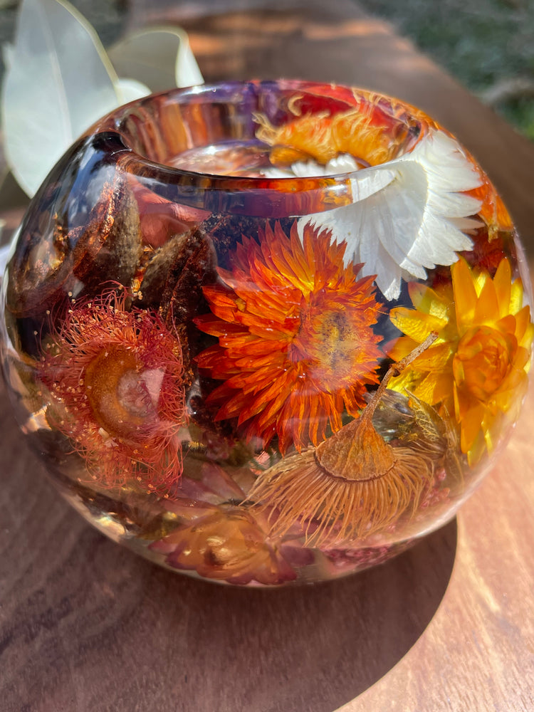 “”PRE ORDER ~ Native Tea Light Holder 10cm
