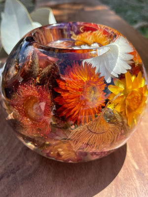 “”PRE ORDER ~ Native Tea Light Holder 10cm